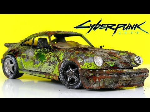 Video till Tillbaka till framtiden-modellbil fixas till