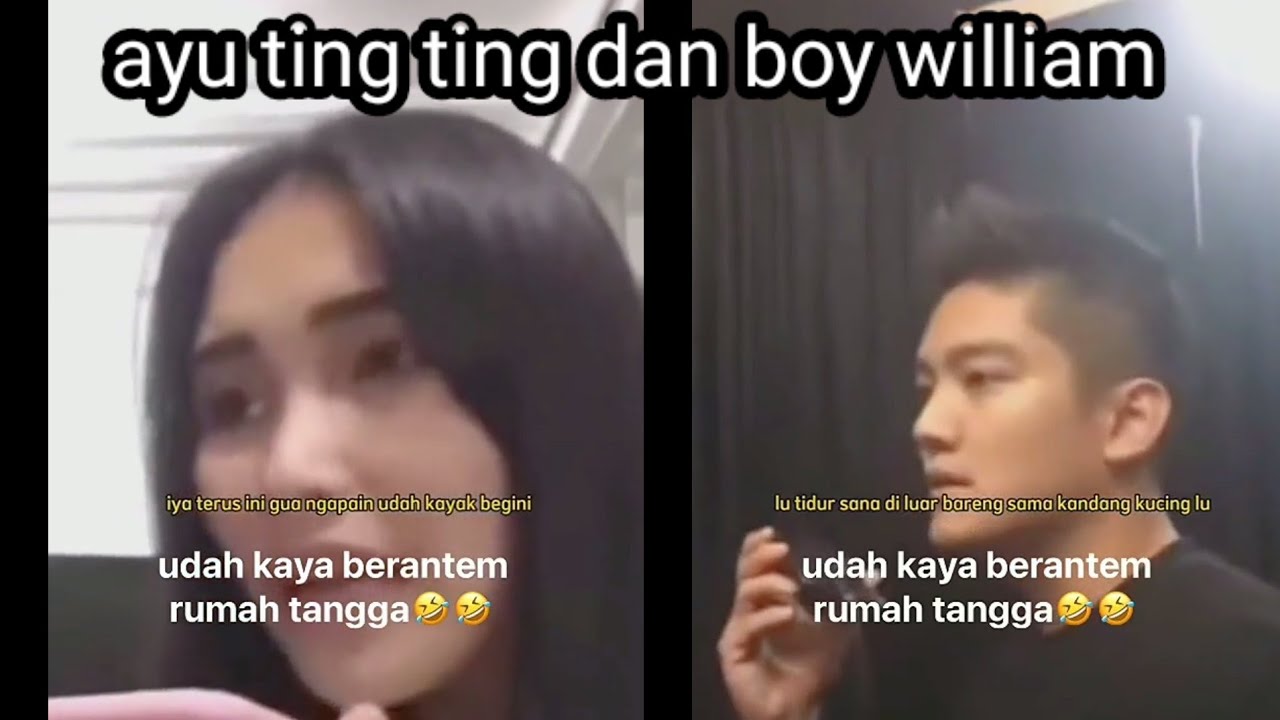 ayu-ting-ting-dan-boy-william-udah-kaya-berantem-rumah-tangga-youtube