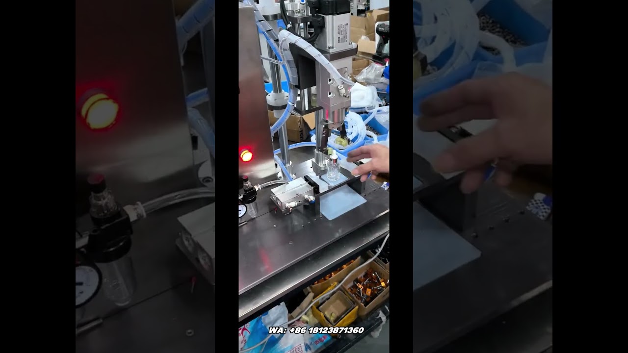 Tabletop capping Machine for dropper bottles