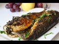 Скумбрия замаринованная и запеченная в духовке с овощами. Очень вкусно!!Видео-рецепт