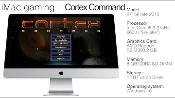 iMac gaming — Cortex Command