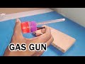 DIY Mini Gas Gun || Using Petrol or LP Gas