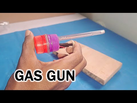 DIY Mini Gas Gun || Using Petrol or LP Gas
