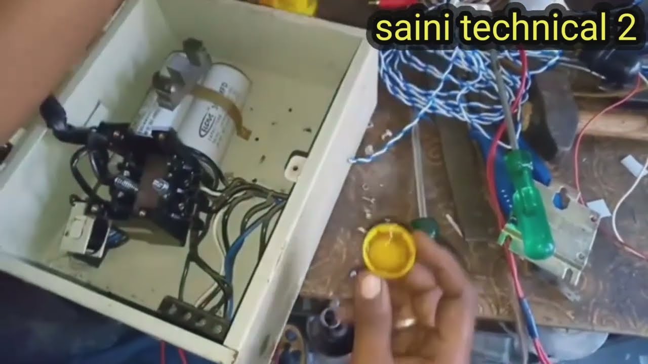 submersible starter  not working how to check। # samarsebal # motor saini technical 2