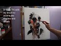 Esprit Terre: indian ink painting tutorial