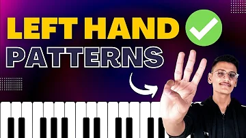 3 Amazing Left Handed Piano Patterns for Beginner Players - PIX Series - Hindi Piano Lessons