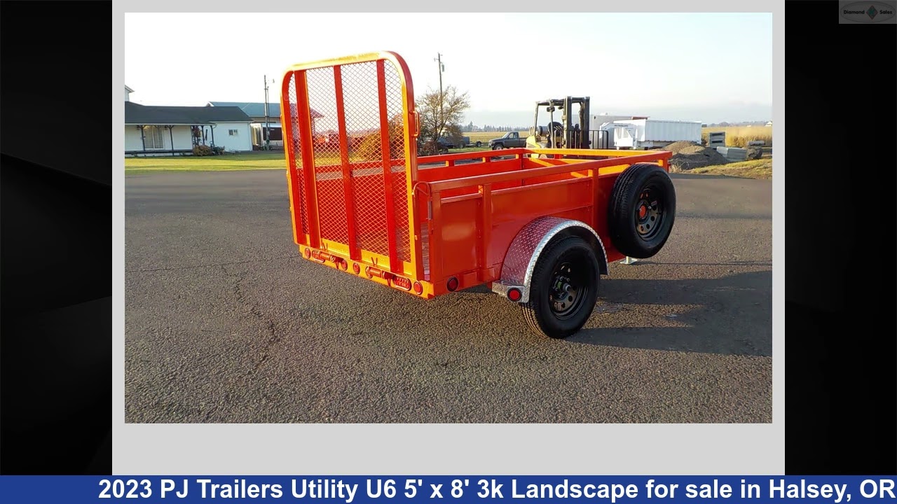 Wonderful 2023 PJ Trailers Utility Landscape Trailer For Sale in Halsey, OR