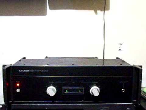 Amplificador Crown PS-200 - YouTube