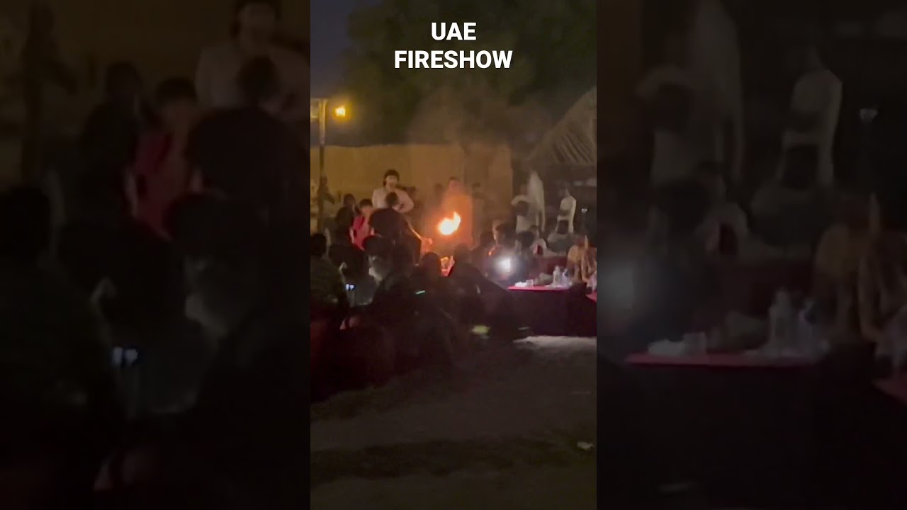 Fire show Dubai 