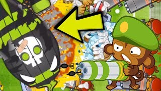 EPIC LATE GAME w/ DARTLING GUNNER! R3 BANANZA w/ FIRE - Bloons TD Battles