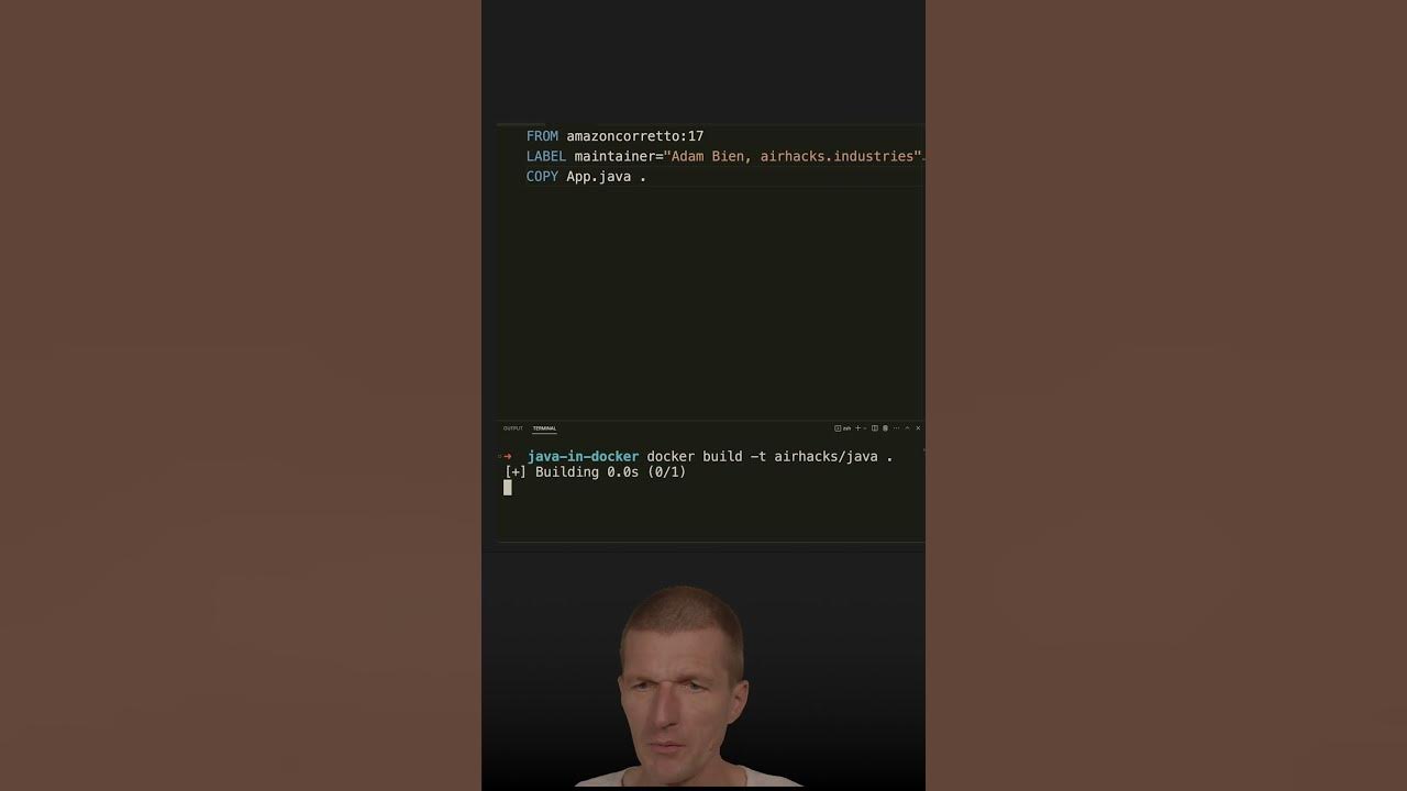 How to launch java in docker java shorts youtube