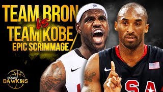 Team LeBron vs Team Kobe EPiC USA Redeem Team Scrimmage Full Highlights | SQUADawkins
