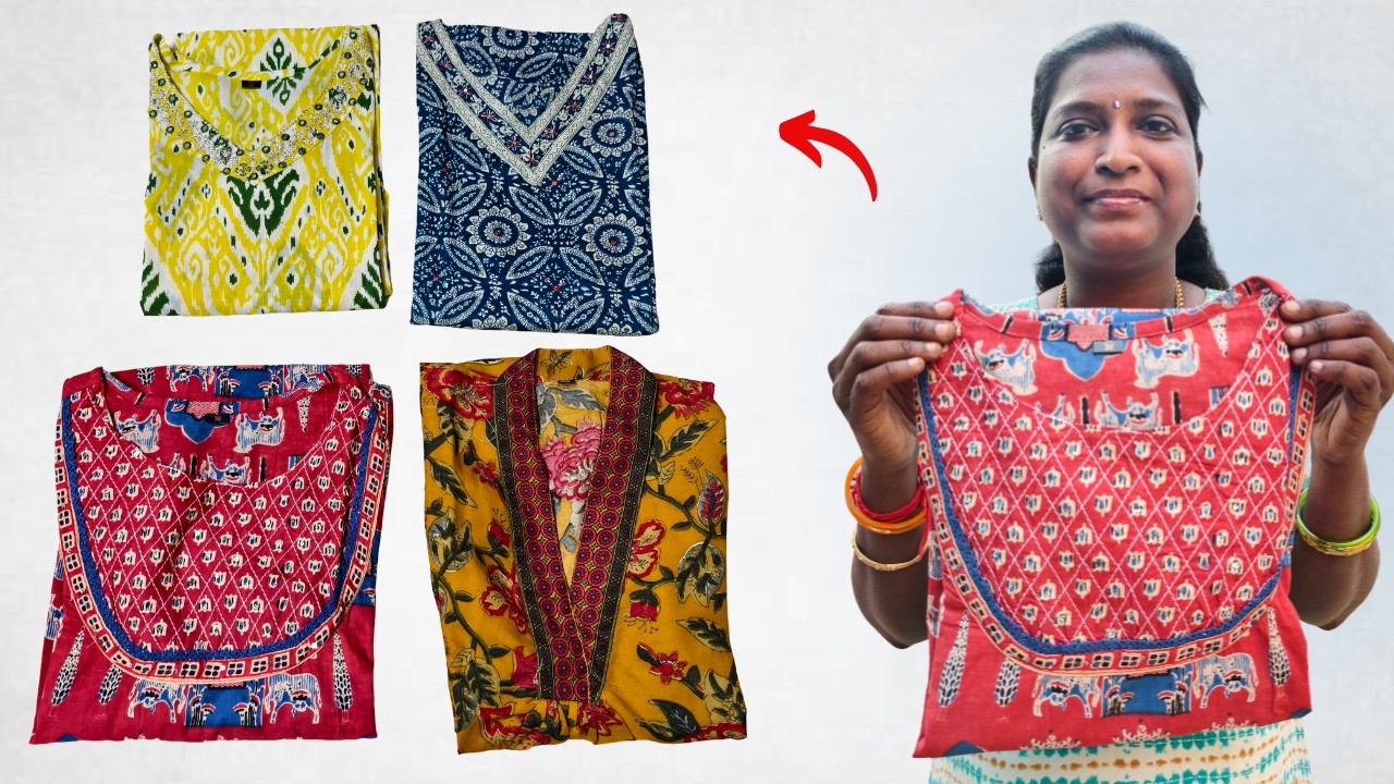 இந்த மாதிரி Kurtis பார்த்திருக்கவே மாட்டீங்க! !Chudithar in tamil