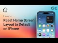 How to Reset Home Screen Layout to Default on iPhone | Guiding Tech