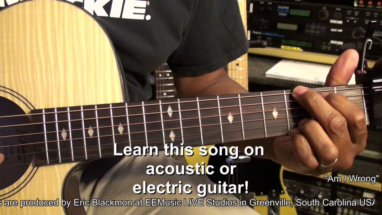 guitar center Nico & Vinz AM I WRONG Guitar Cover - Lesson Link In Video Description