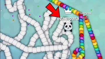 How To Destroy Top 1 Snake In The Map / Insane Gameplay In Snake.io #2
