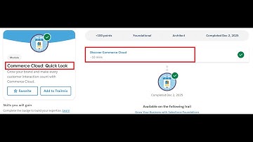 Commerce Cloud: Quick Look | Salesforce Trailhead