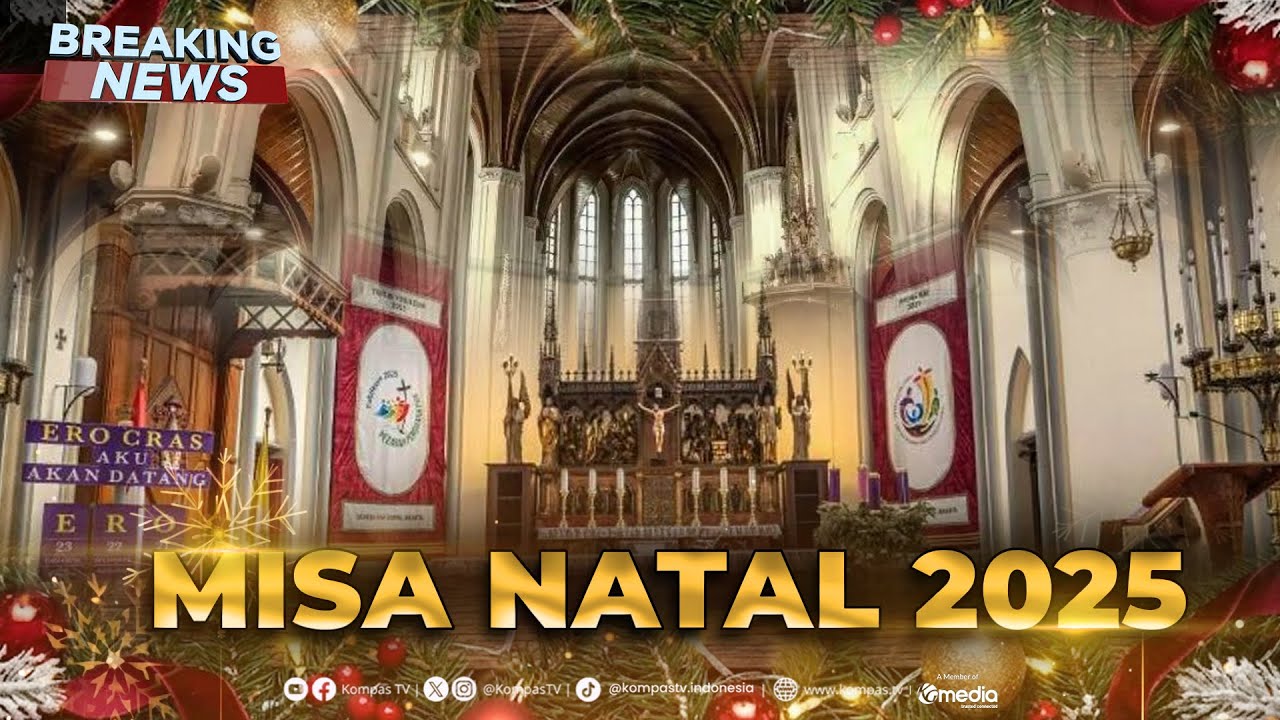 🔴 LIVE - Misa Natal Pontifikal di Gereja Katedral Jakarta 25 Desember 2025 | 08.30 WIB