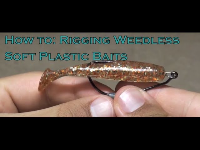 How to rig soft plastic swimbaits weedless! 