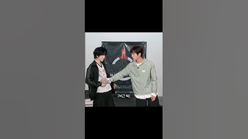 Jin and Beomgyu checking each other