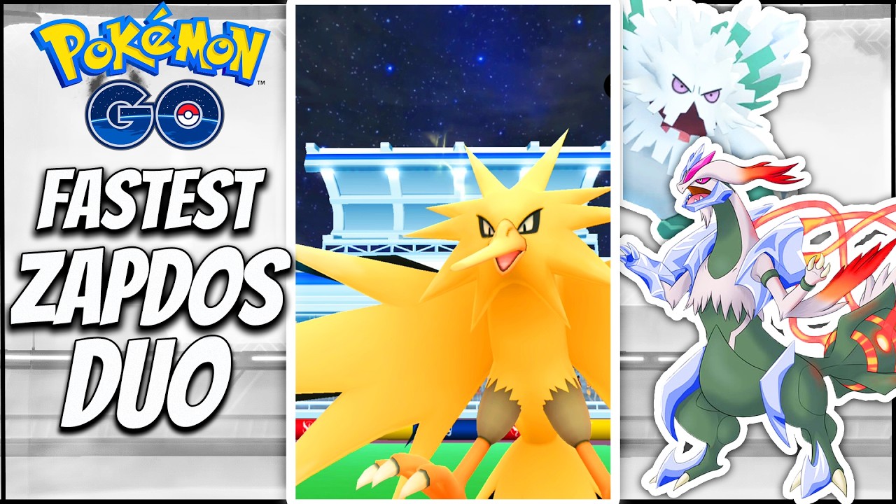 Fastest Zapdos Duo with 80 secs remaining, No 🗡️, No WB, Thunder Shock/ Zap cannon || Pokemon go||