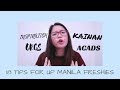 18 TIPS FOR UP MANILA FRESHIES // estud(iya)nte • Sofia Sawali (Philippines)