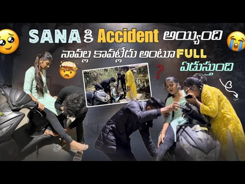 Sana had an accident and is crying because it was not my fault @rishi_stylish_official