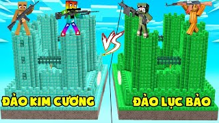 MINI GAME : CUỘC CHIẾN ĐẢO KIM CƯƠNG VS ĐẢO EMERALD ** NOOB LÀ XẠ THỦ PRO NHẤT ???