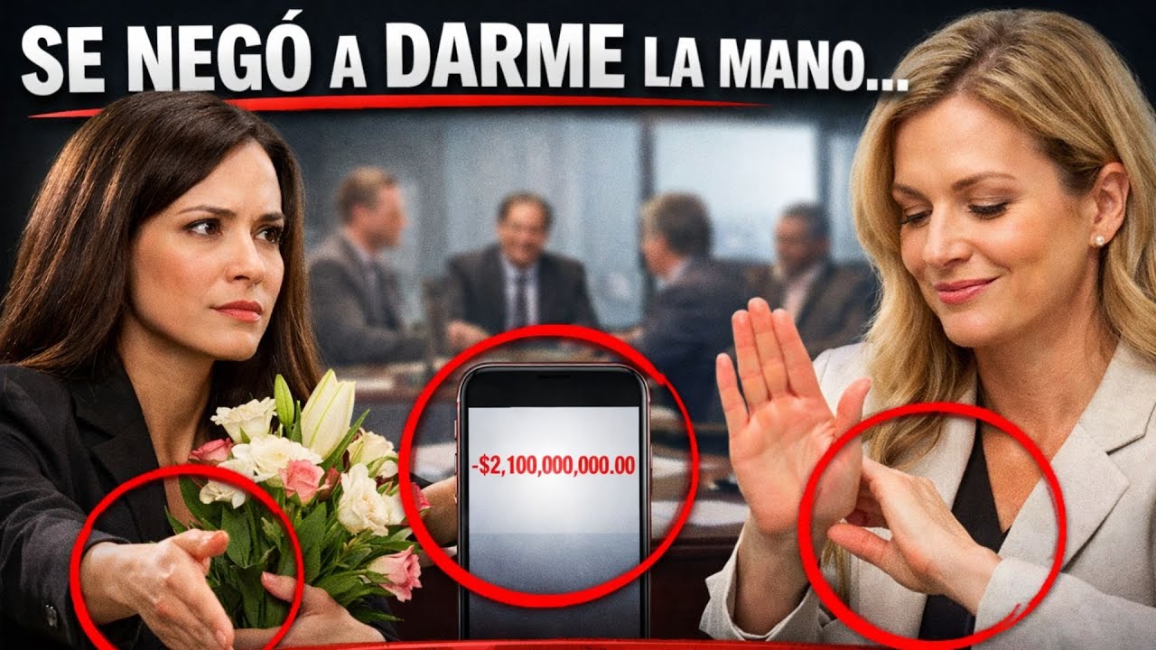 La CEO se negó a darme la mano… A la mañana siguiente, 2,100 millones desaparecieron