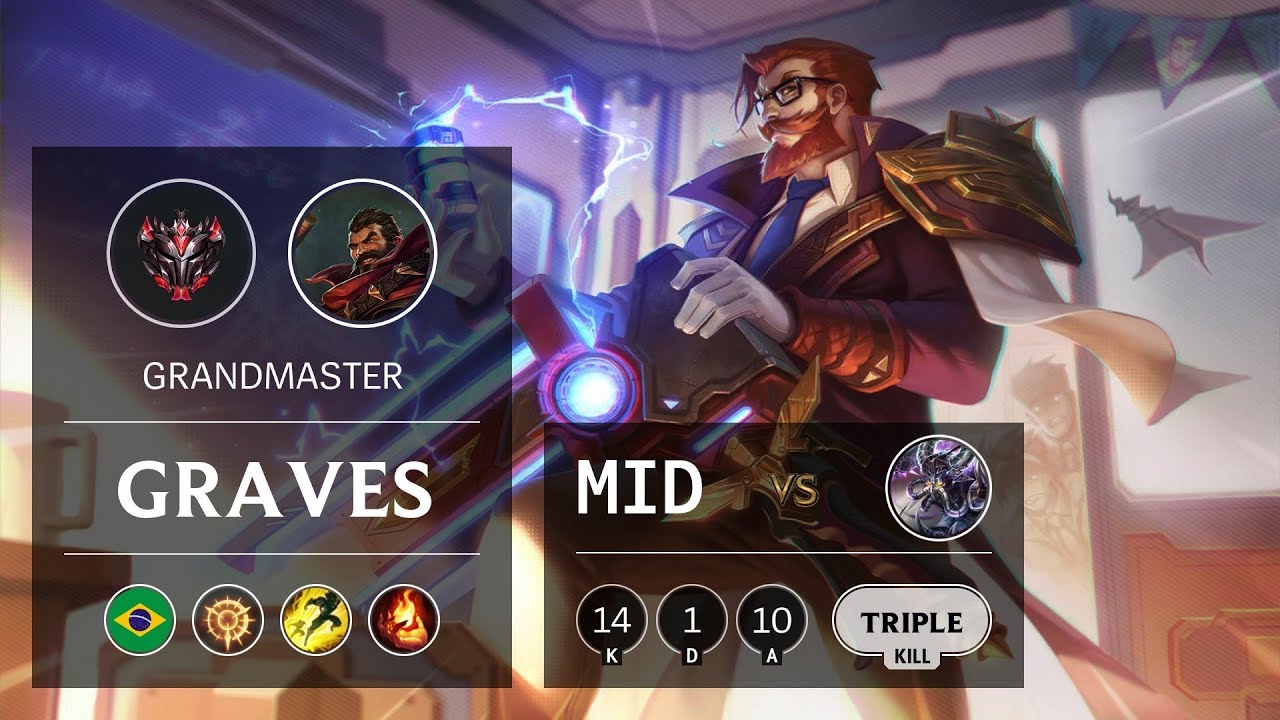 Graves Mid vs Kassadin - BR Grandmaster Patch 9.12