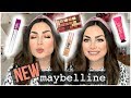 MAYBELLINE ONE BRAND TUTORIAL + Trying New Products