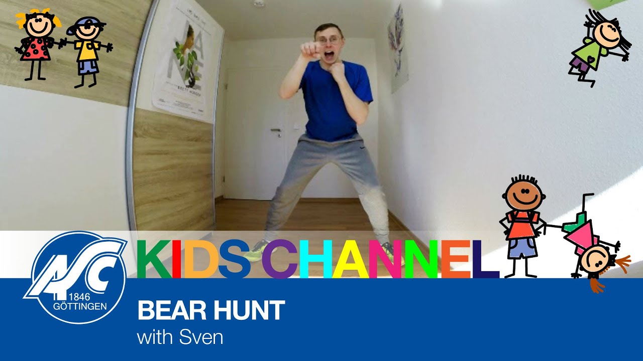 ASC Kids Channel | BEAR HUNT sports lesson with Sven - YouTube