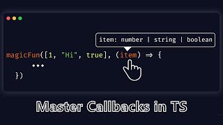 TypeScript Callbacks: Learn Every Trick!