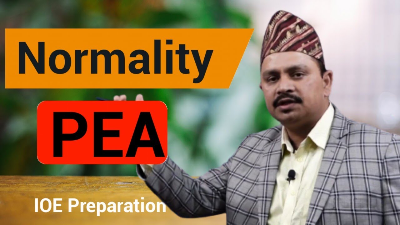 ✅PEA Association Chemistry Class 01||By Mr Santosh Kumar ThakurNormality IOE Preparation 