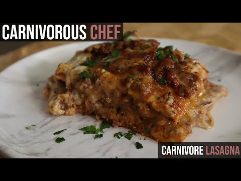 Lasagna for your [Carnivore Diet] (Carnivore Noodle Recipe)