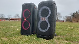 JBL PartyBox Stage 320 vs PartyBox 300 (Outdoor, English)