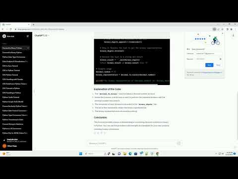 decimal to binary python code