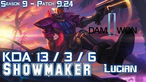 DWG Showmaker LUCIAN vs VLADIMIR Mid - Patch 9.24 KR Ranked