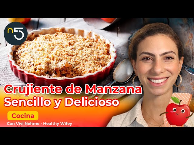 Crujiente de Manzana, Sencillo y Delicioso | Cocina En Cinco | En5.mx