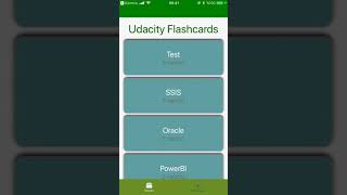 Udacity Mobile Flash Cards Project