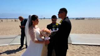 Santa Monica Beach Batman Themed Wedding Santa Monica Beach Batman Themed Wedding