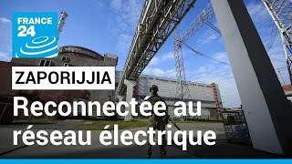 En direct : la centrale nucléaire de Zaporijjia reconnectée au réseau électrique, selon Kiev