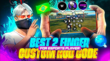 Use These 2 Finger Headshot Hud 2025 🤯💀 | Best 2 Finger Custom Hud Code For Mobile |Headshot Setting
