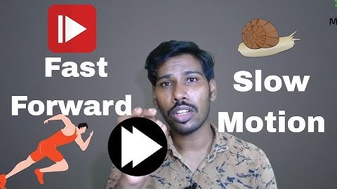 Slow Motion Vs Fast Forward, Reverse Video Tutorial Filmora9