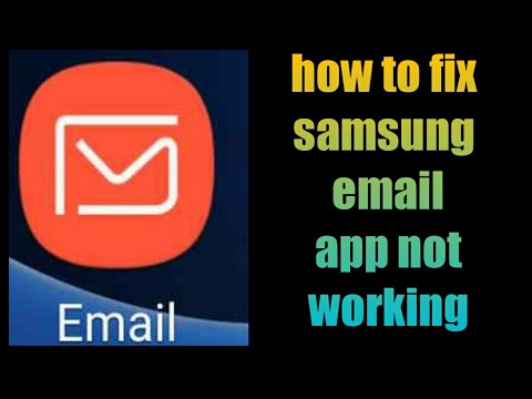 how to fix samsung email app not working | email app not working on Android