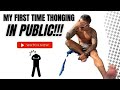 Charlie By MZ Swim Thong In PUBLIC 7 5