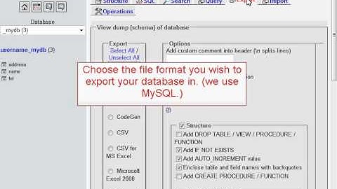 WordPress Tutorial - MySQL Databases -- WordPressTutorials.