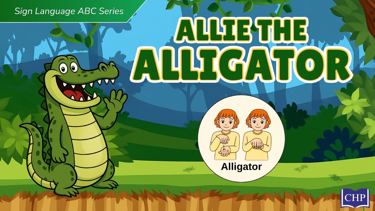 Allie the Alligator | ASL Kids Song + Animal Signs for Children
