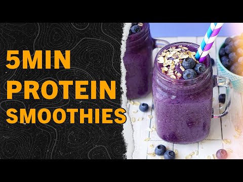 Video: Beeren-Smoothie Mit Haferflocken