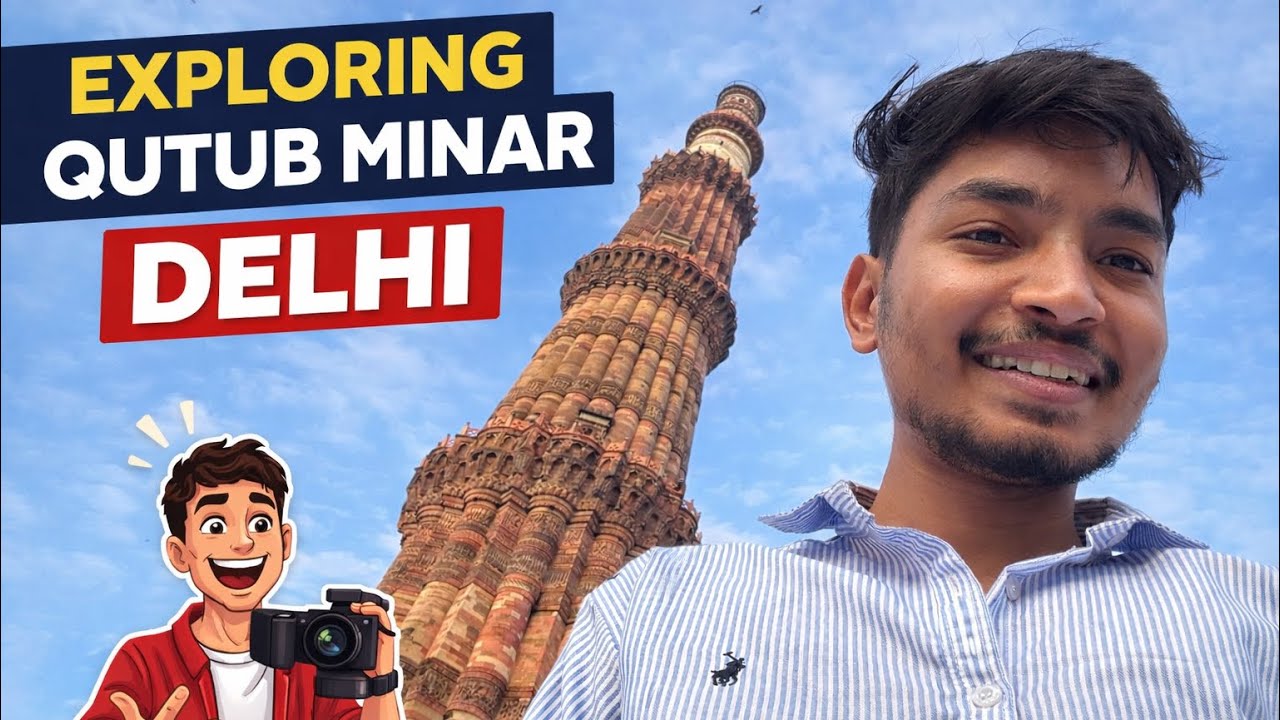 Qutub Minar Aagye Bhyi Kya View hai😍
